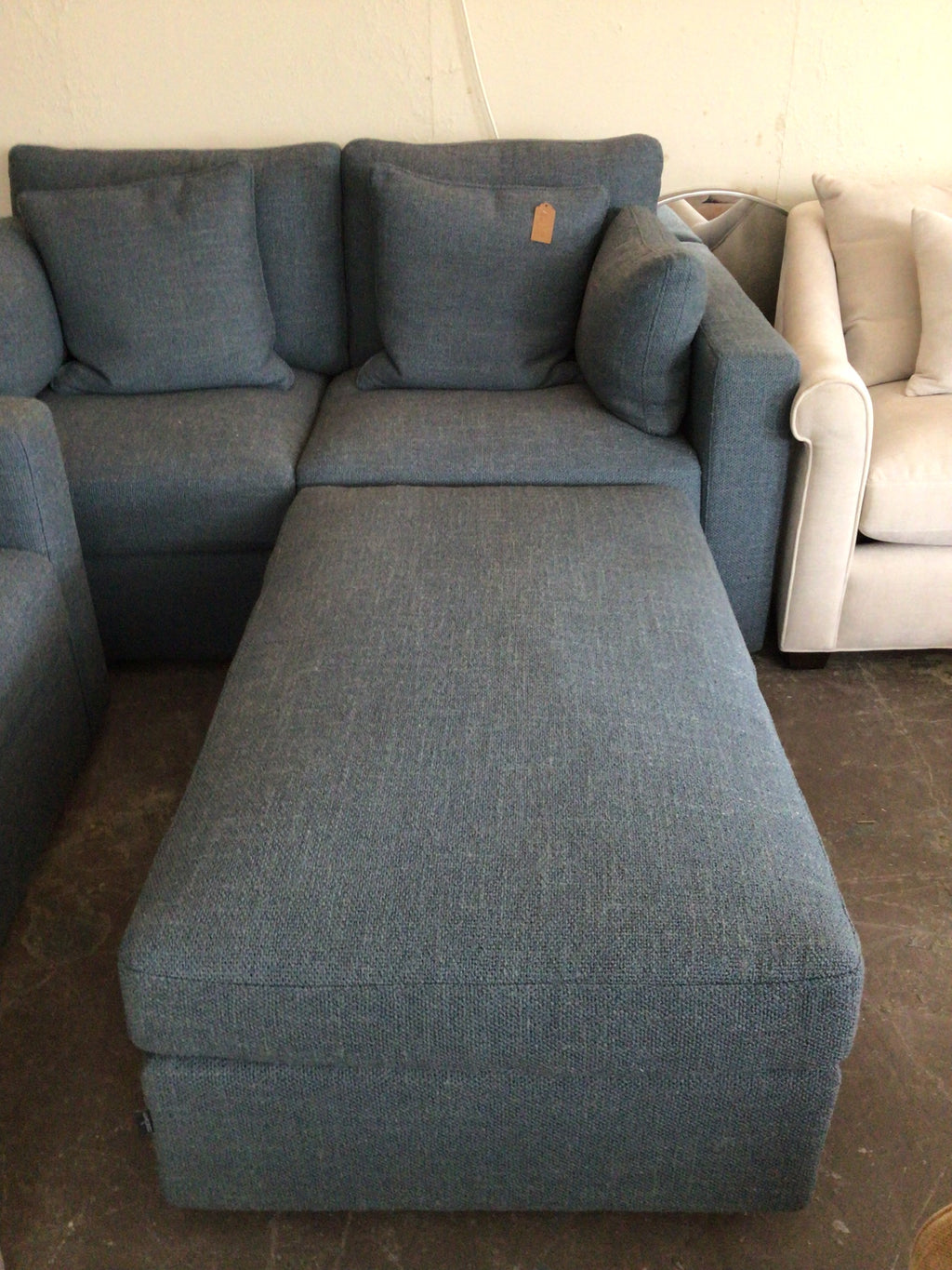 Couch & Co Two Seater Sofa with Footstool