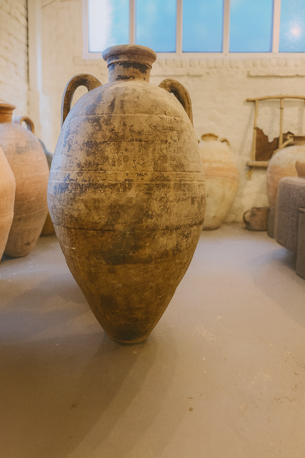 Fisherman – 19th Century Tunisian Olive Pot