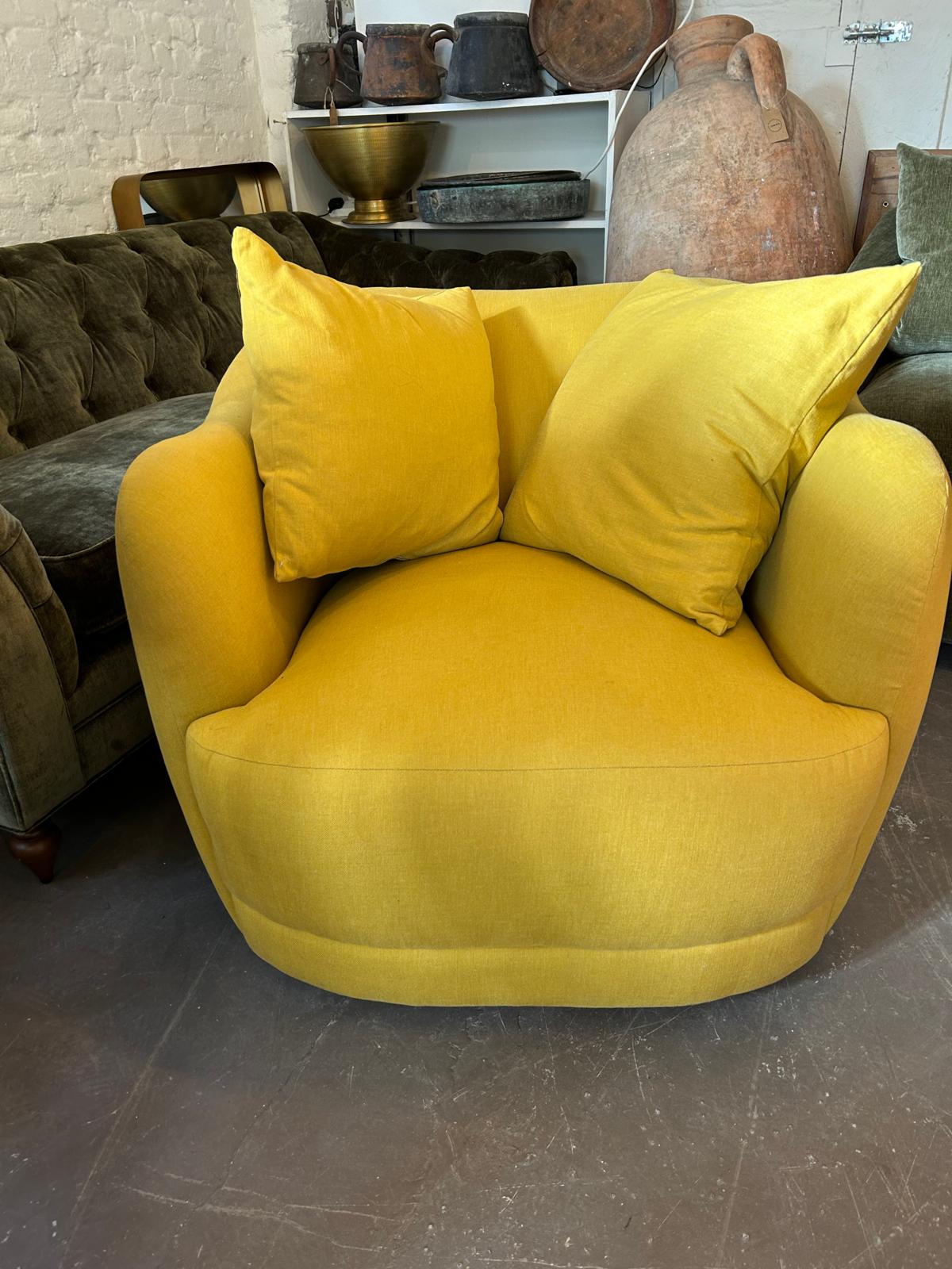 Siren Mustard Yellow Armchair